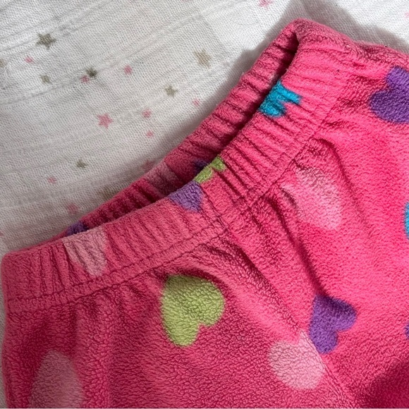 ⭒ 3-6M Little Tikes Hearts Pyjama Set Button up Long Sleeve Collar Colorful ⭒ - Picture 11 of 16